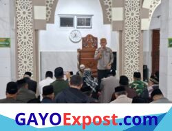 Dari Mimbar Subuh, Kapolres Aceh Tengah Serukan Orang Tua Lindungi Anak di Jalan Raya