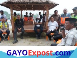 Menteri PU Lakukan Uji Coba Pengaliran Bendung Irigasi Pantee Lhong, Dukung Ketahanan Pangan di Kabupaten Bireuen