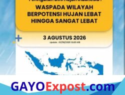 Cuaca Berawan Hinga Hujan Masyarakat Bener Meriah Diimbau Tingkatkan Kesiapsiagaan siangan.