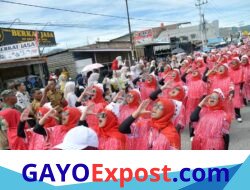 Ribuan Pelajar Meriahkan Karnaval HUT RI ke-81 di Bener Meriah, Jalanan Redelong Dibanjiri Kreativitas