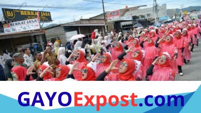 Ribuan Pelajar Meriahkan Karnaval HUT RI ke-81 di Bener Meriah, Jalanan Redelong Dibanjiri Kreativitas
