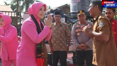 Bhayangkari Peduli, Ketua Bhayangkari Daerah Aceh Tinjau Penampungan Air Bersih untuk Warga Syiah Utama