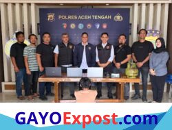 Tak Butuh Waktu Lama, Satreskrim Polres Aceh Tengah Ringkus Pelaku Pencurian, Tiga Laptop dan Kamera