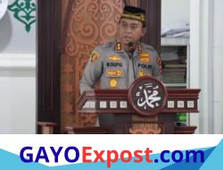 Safari Subuh Kapolres Aceh Tengah: Tangkal Hoaks, Awasi Anak, Jaga Kamtibmas