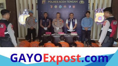 Jaringan Ganja Lintas Aceh Dibongkar, 10 Tersangka Diciduk Di Aceh Tengah.