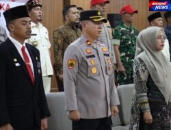 Paskibraka Aceh Tengah Dikukuhkan, Wakapolres Tekankan Disiplin dan Nasionalisme