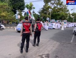 Polres Aceh Tengah Amankan Pawai Maulid Nabi, Arus Lalu Lintas Tetap Lancar