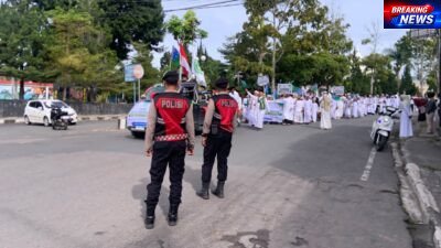 Polres Aceh Tengah Amankan Pawai Maulid Nabi, Arus Lalu Lintas Tetap Lancar