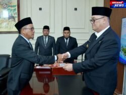Bupati Tagore Abubakar Lantik Ramatsyah Sebagai Dirut Perumda Tirta Bengi Kabupaten Bener Meriah Periode 2026-2031
