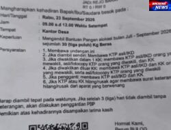 Warga Bukit Pepanyi Pertanyakan Beras Bantuan 30 Kg, Hanya Terima 20 Kg