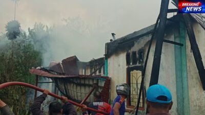 Rumah Warga di Kelupak Mata  Hangus Terbakar