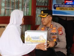 SANJUNG Warga Blang Kolak II, Kapolres Aceh Tengah Berbagi Kepedulian