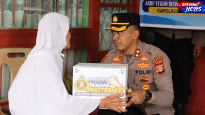 SANJUNG Warga Blang Kolak II, Kapolres Aceh Tengah Berbagi Kepedulian